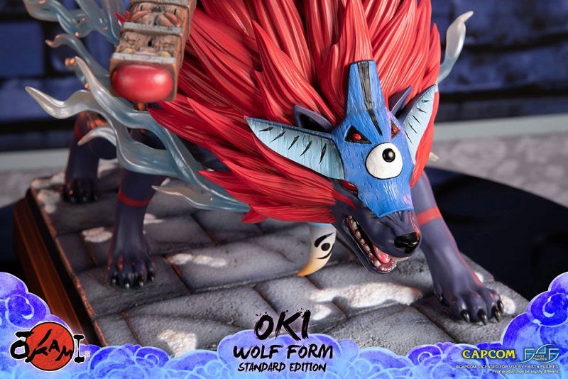 First 4 Figures - Okami - Oki (Forme Loup) Statue Edition Standard 35cm