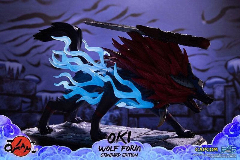 First 4 Figures - Okami - Oki (Forme Loup) Statue Edition Standard 35cm