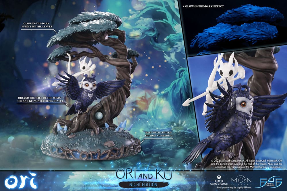 Ori and the Will of the Wisps statuette Ori and Ku Night Ver. 38 cm