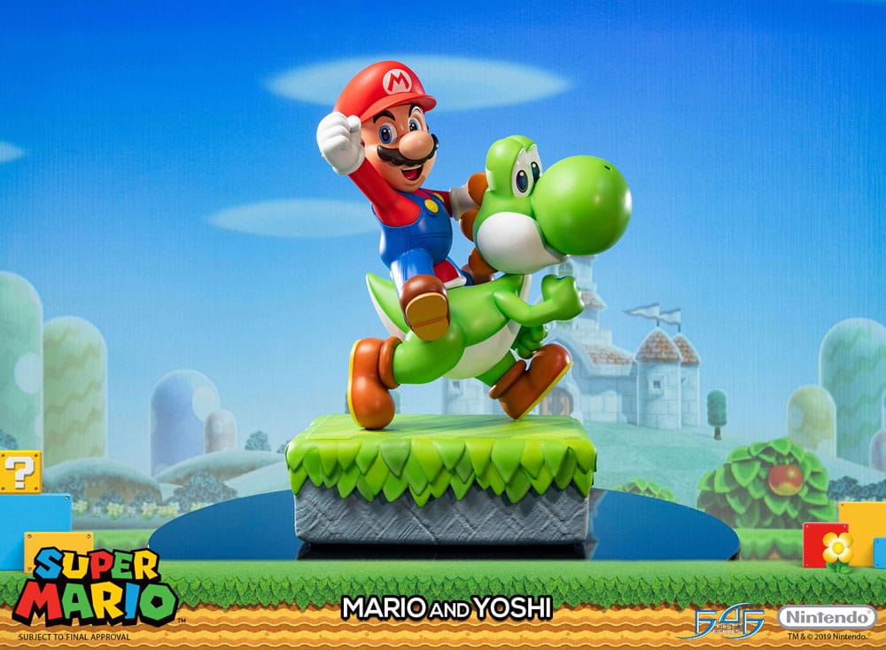 Super Mario statuette Mario & Yoshi 48 cm