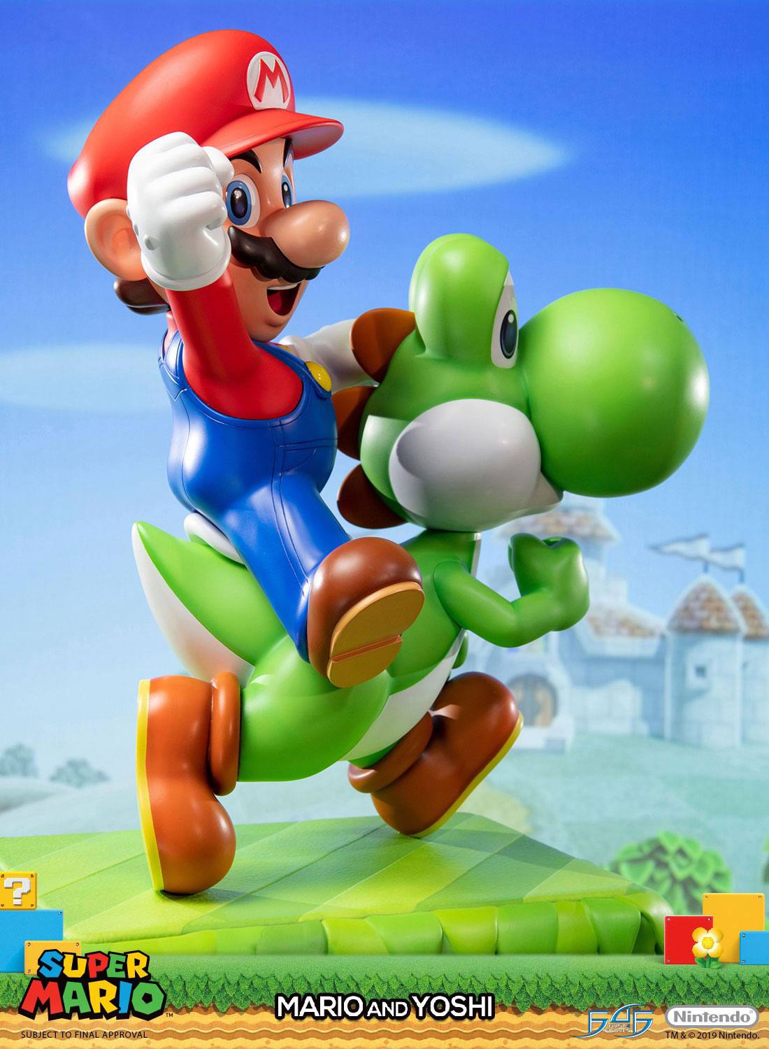 Super Mario statuette Mario & Yoshi 48 cm