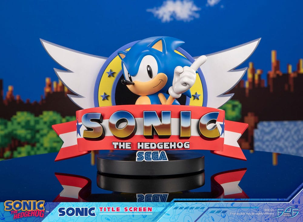 Sonic the Hedgehog statuette Sonic Title Screen 21 cm