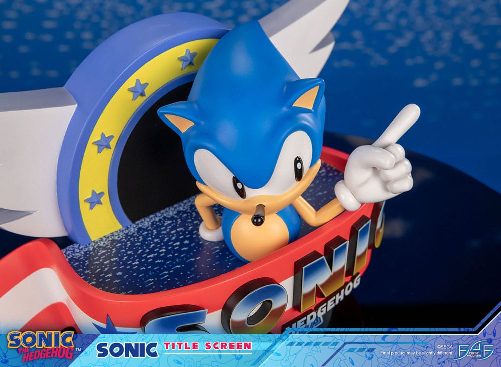 Sonic the Hedgehog statuette Sonic Title Screen 21 cm