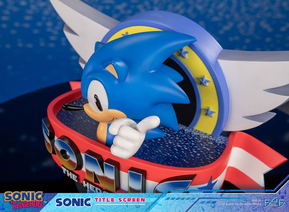 Sonic the Hedgehog statuette Sonic Title Screen 21 cm