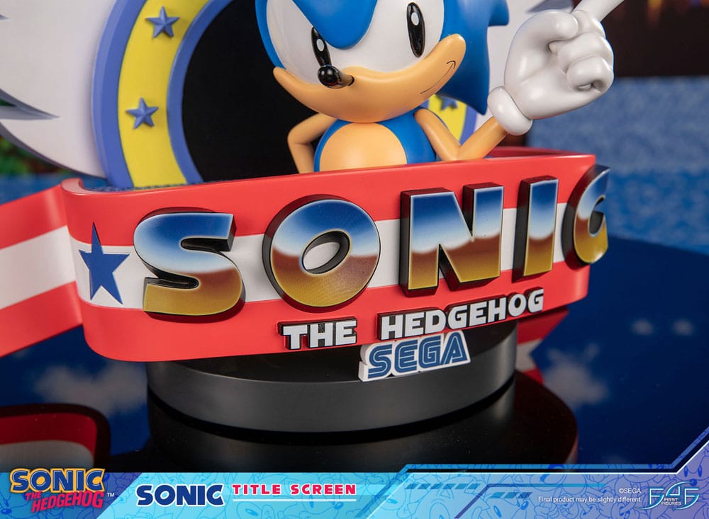 Sonic the Hedgehog statuette Sonic Title Screen 21 cm