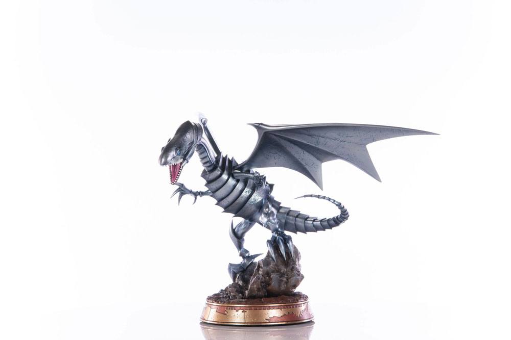 Yu-Gi-Oh! statuette PVC Blue-Eyes White Dragon Silver Edition 35 cm