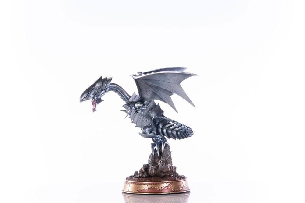 Yu-Gi-Oh! statuette PVC Blue-Eyes White Dragon Silver Edition 35 cm