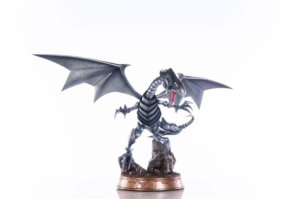 Yu-Gi-Oh! statuette PVC Blue-Eyes White Dragon Silver Edition 35 cm