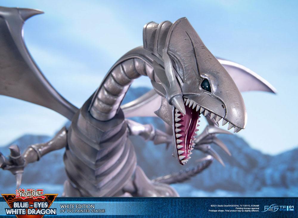 Yu-Gi-Oh! statuette PVC Blue-Eyes White Dragon White Edition 35 cm