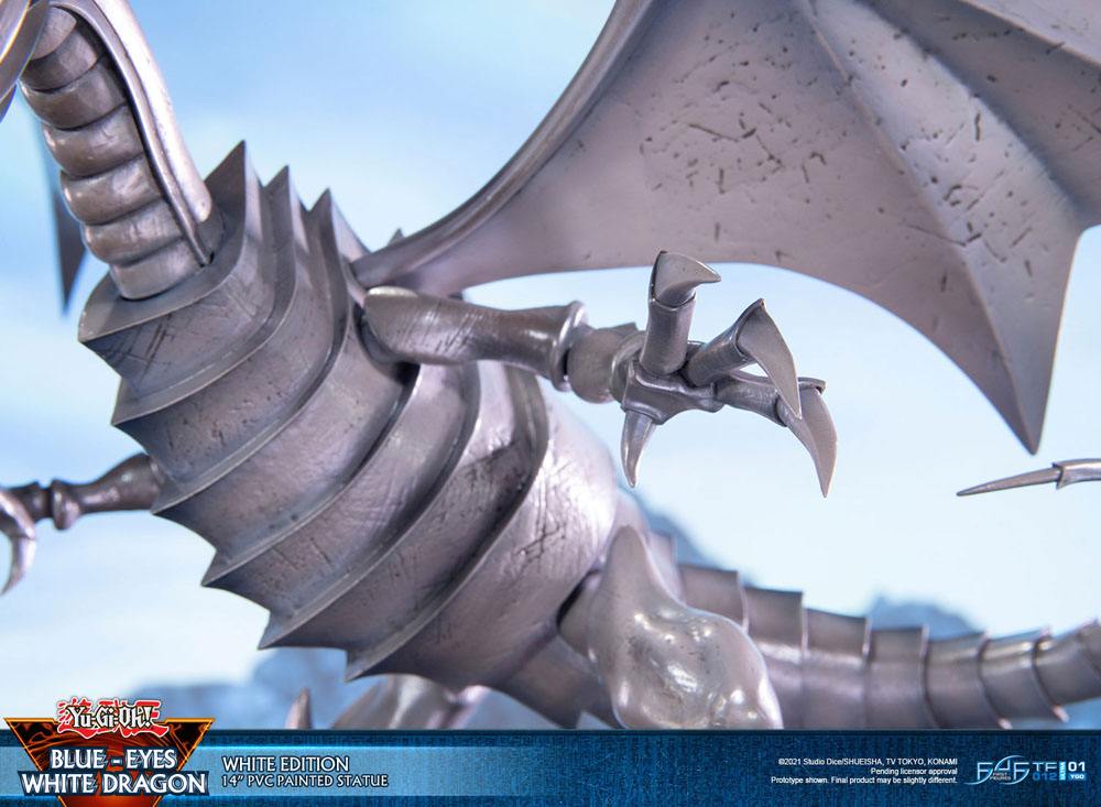 Yu-Gi-Oh! statuette PVC Blue-Eyes White Dragon White Edition 35 cm