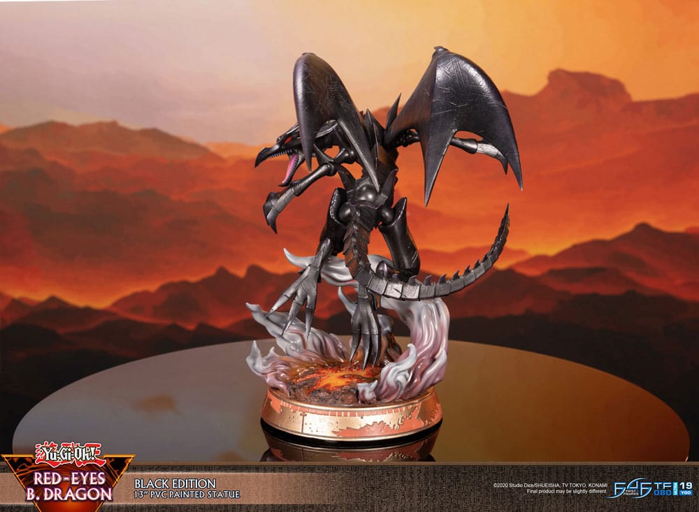 Yu-Gi-Oh! statuette PVC Red-Eyes B. Dragon Black Colour 33 cm