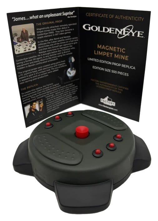 James Bond prop réplique 1/1 GoldenEye Magnetic Limpet Mine 33 cm Limited Edition