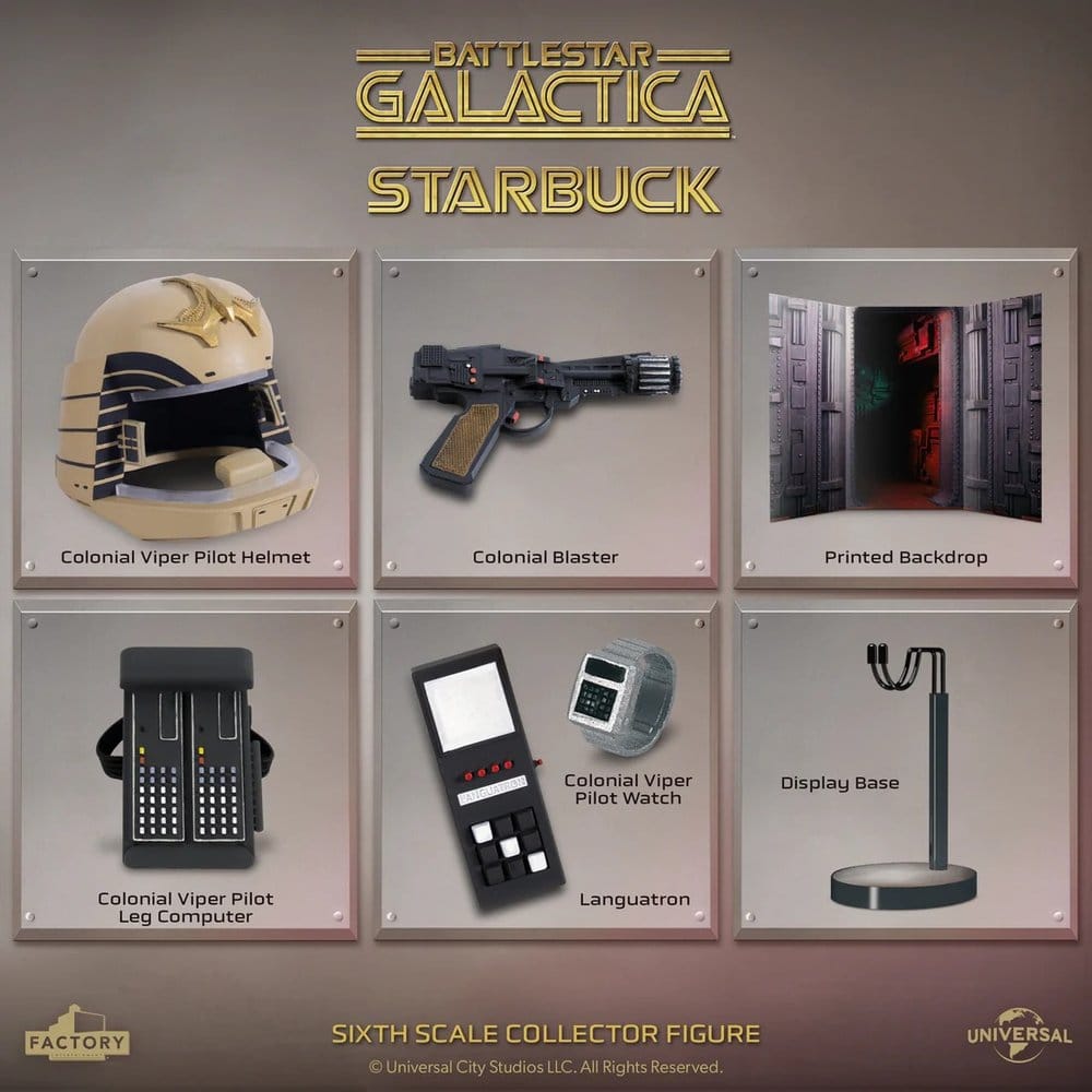 Battlestar Galactica figurine 1/6 Lieutenant Starbuck 30 cm