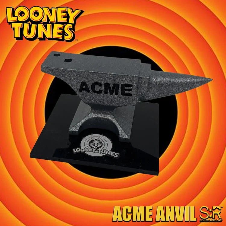 Looney Tunes Prop Réplique à l'échelle Acme Anvil 17 cm