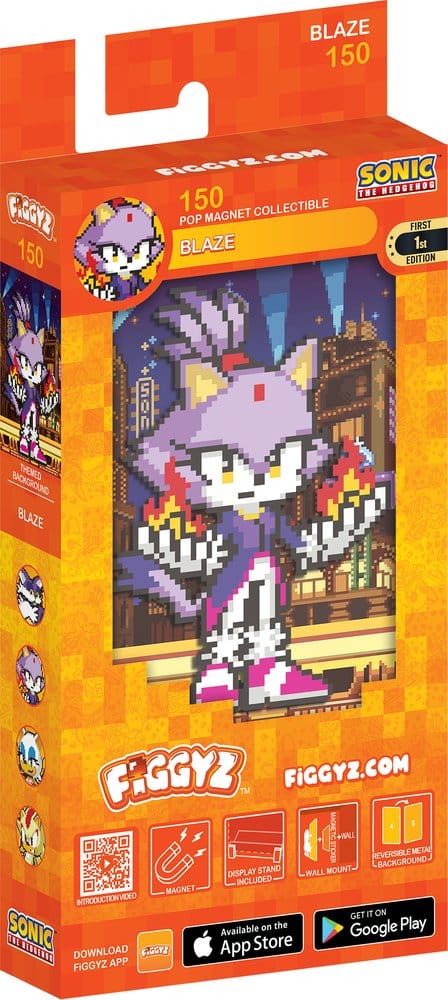 Sonic the Hedgehog (Modern) magnet à collectionner FiGGYZ Blaze the Cat 11 cm