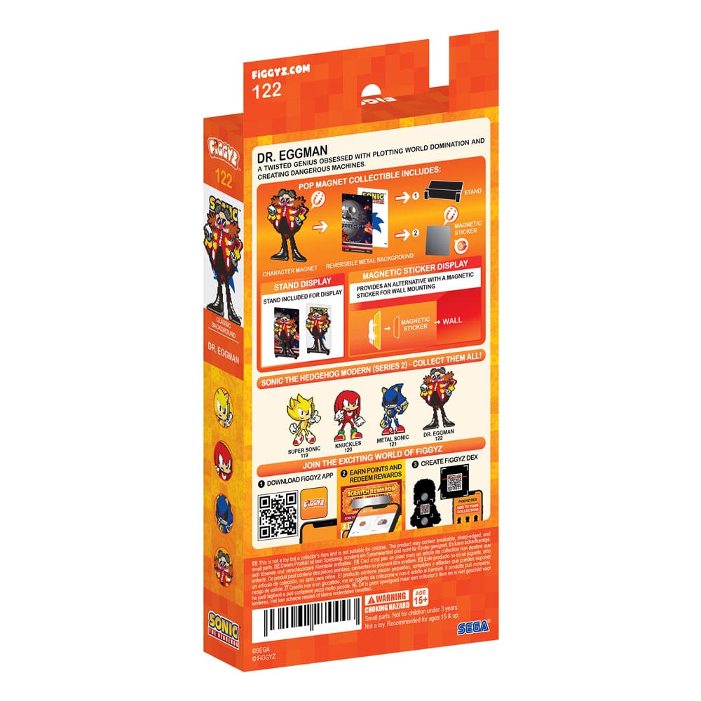 Sonic the Hedgehog (Modern) magnet à collectionner FiGGYZ Dr. Eggman 11 cm