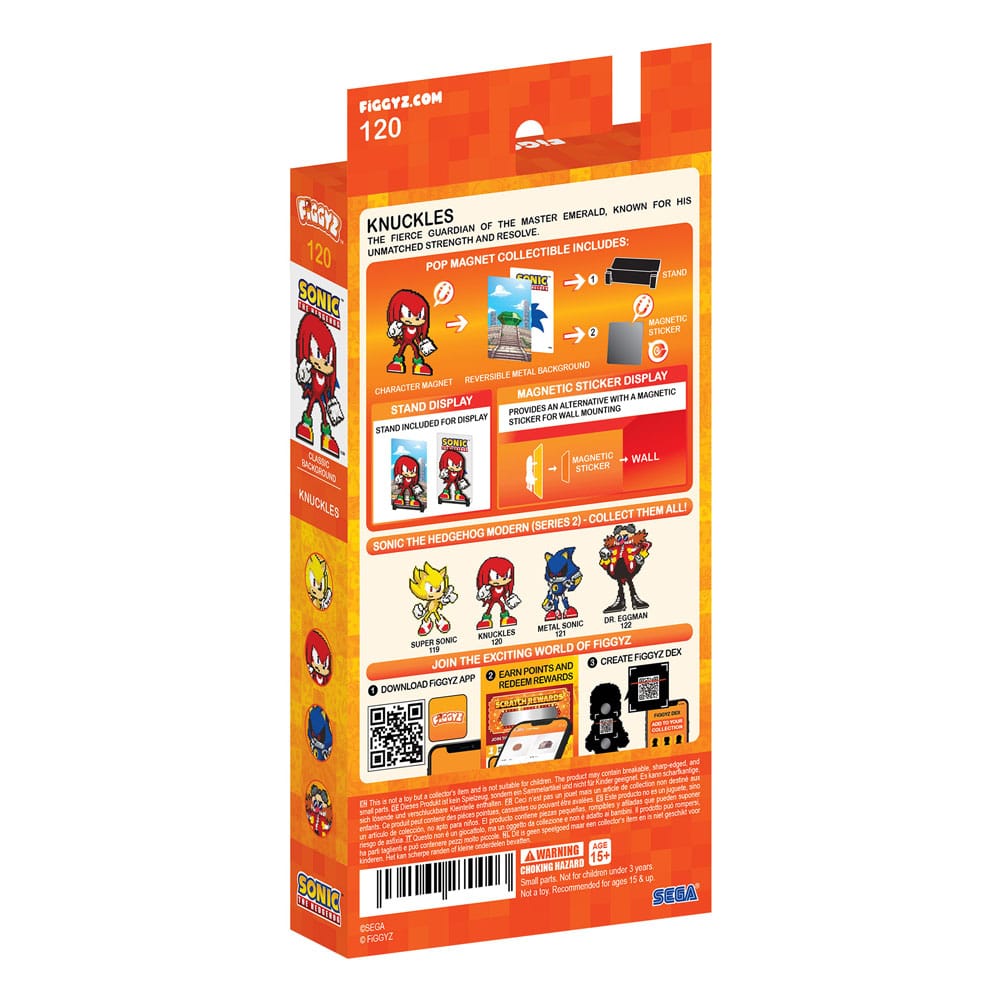 Sonic the Hedgehog (Modern) magnet à collectionner FiGGYZ Knuckles 11 cm