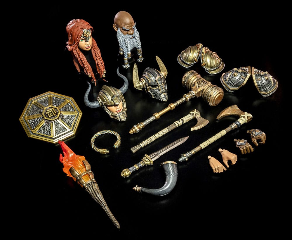 Mythic Legions: Rising Sons pack 2 figurines Exiles From Under the Mountain 15 cm