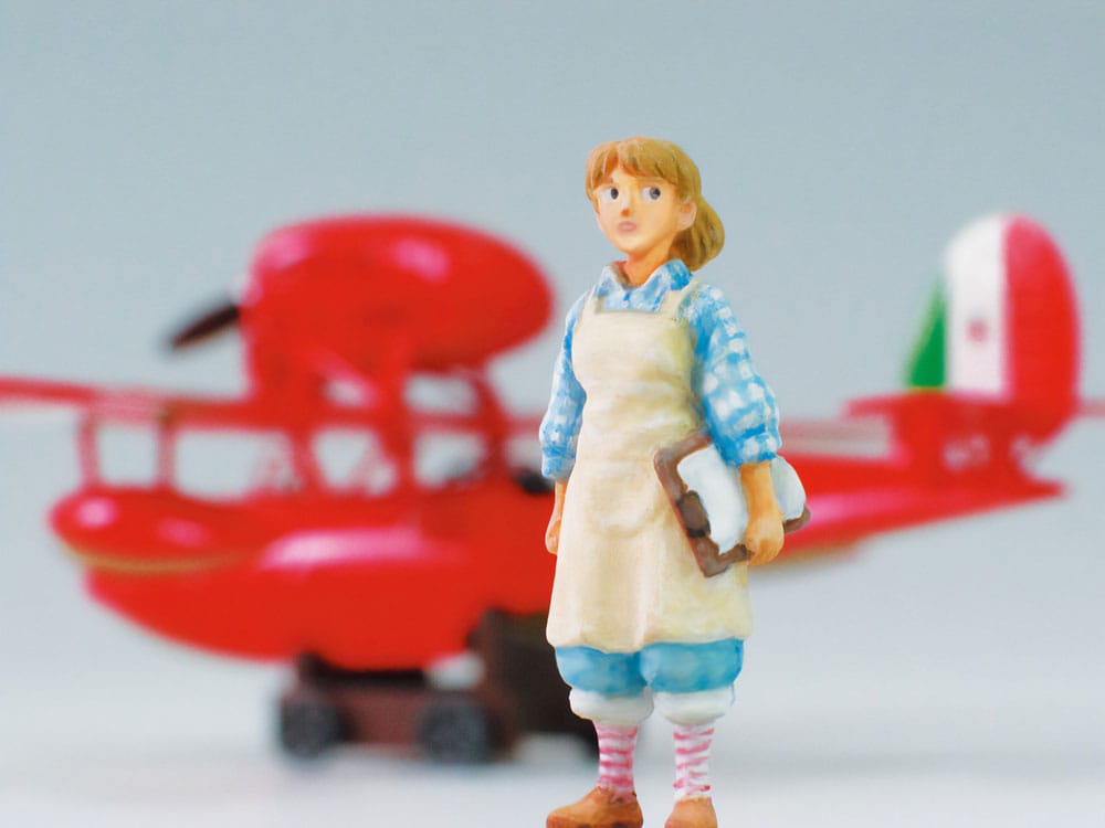 Porco Rosso Maquette avec figurine 1/72 Savoia S.21F Version 2 & Fio