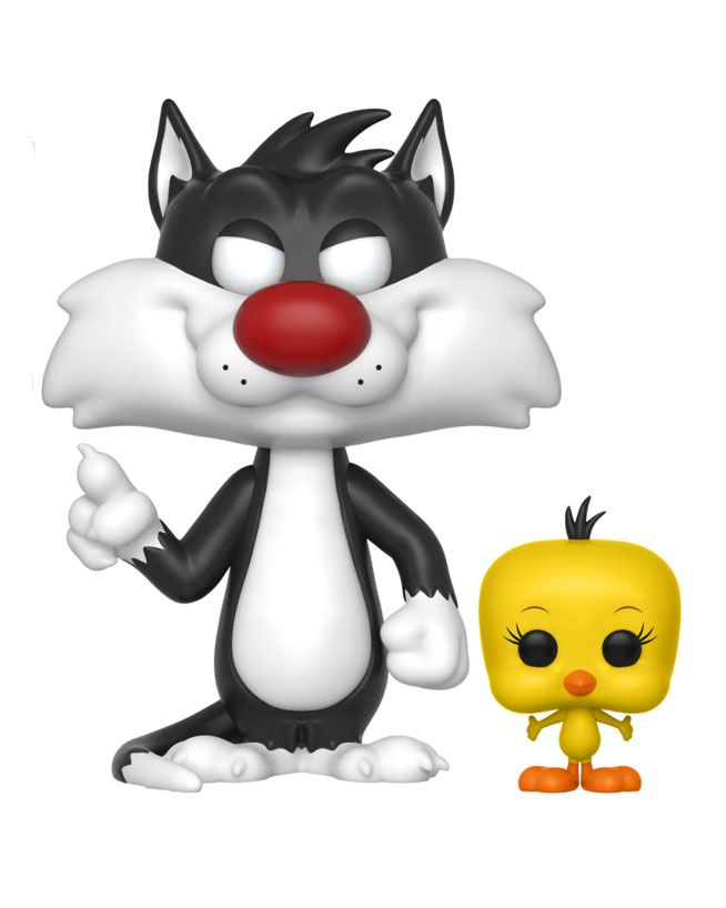 Looney Tunes Figurine POP! Television Vinyl Sylvester & Tweety 9 cm