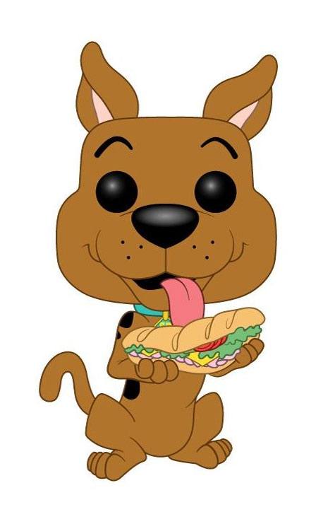 Scooby Doo Figurine POP! Animation Vinyl Scooby Doo w/ Sandwich 9 cm