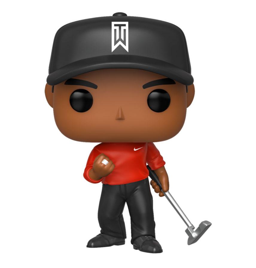 Tiger Woods POP! Golf Vinyl figurine Tiger Woods (Red Shirt) 9 cm