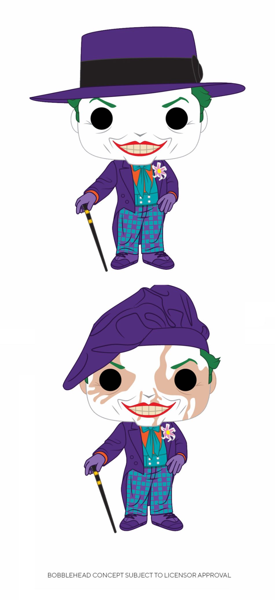 Funko Pop! Heroes: Batman 1989 - The Joker with Hat (with Chase)