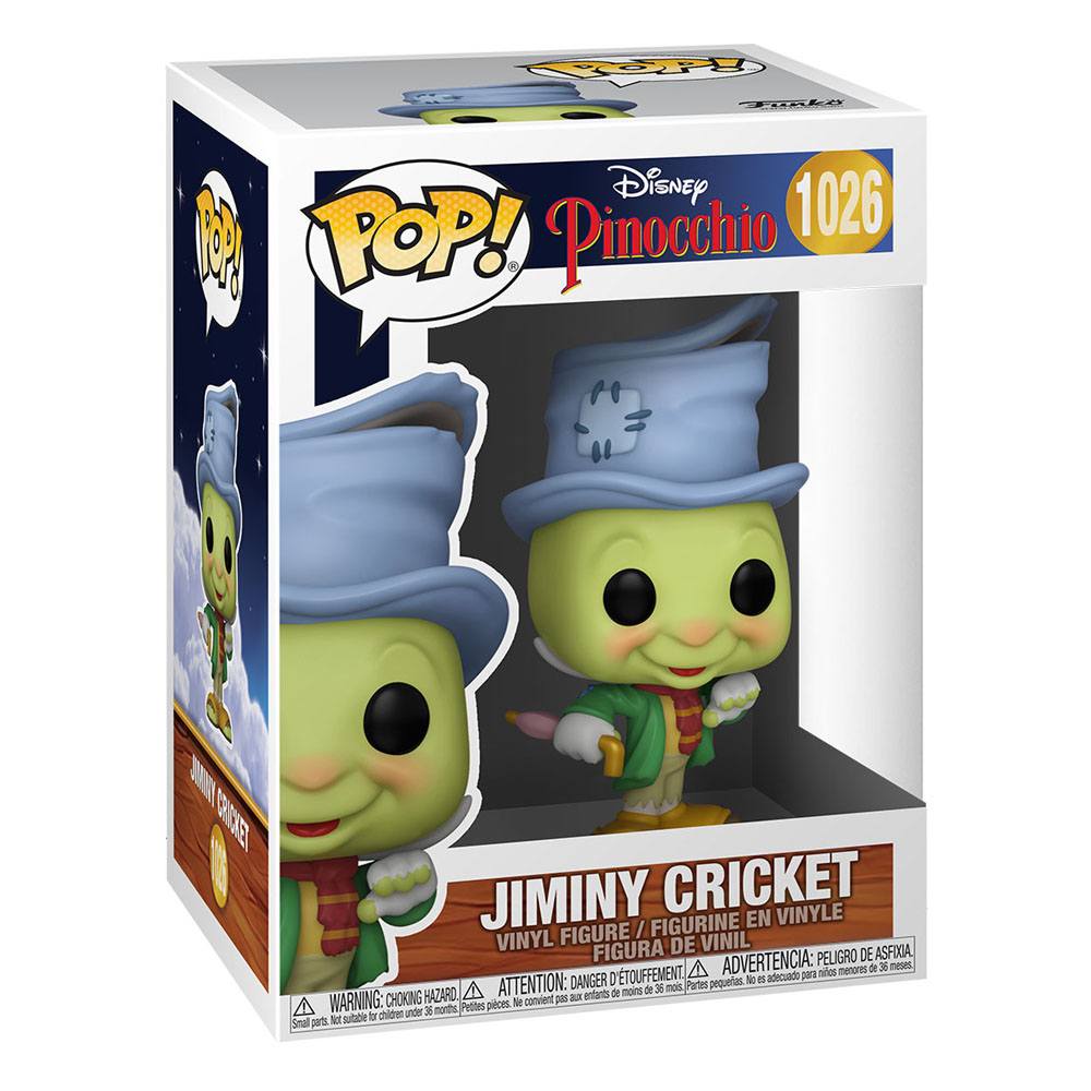 Pinocchio 80th Anniversary POP! Disney Vinyl Figurine Street Jiminy 9 cm