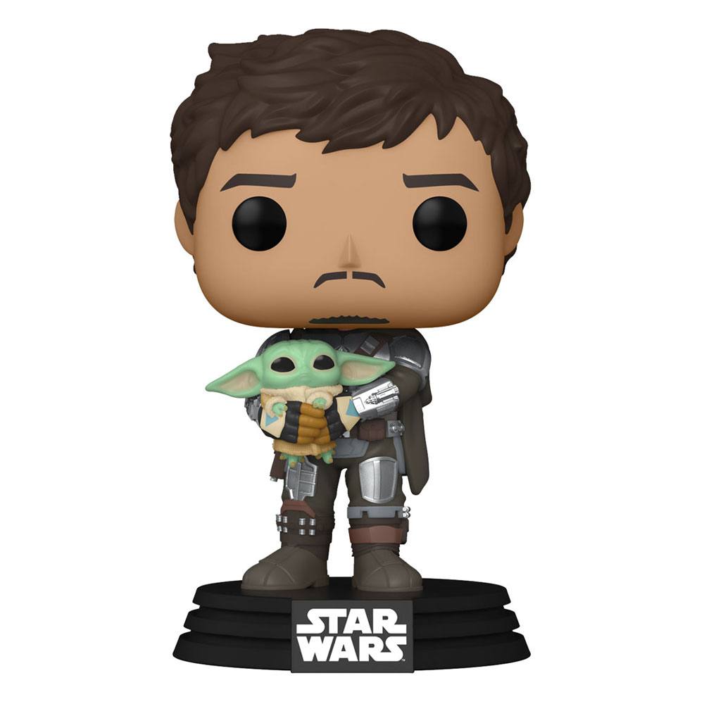 Star Wars The Mandalorian POP! TV Vinyl Figurine The Mandalorian & Grogu 9 cm