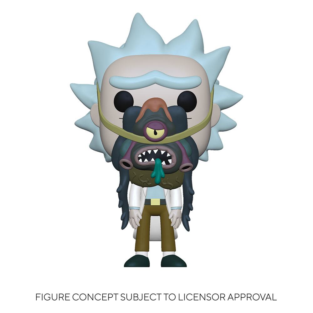 Rick & Morty POP! Animation Vinyl figurine Rick w/ Glorzo 9 cm