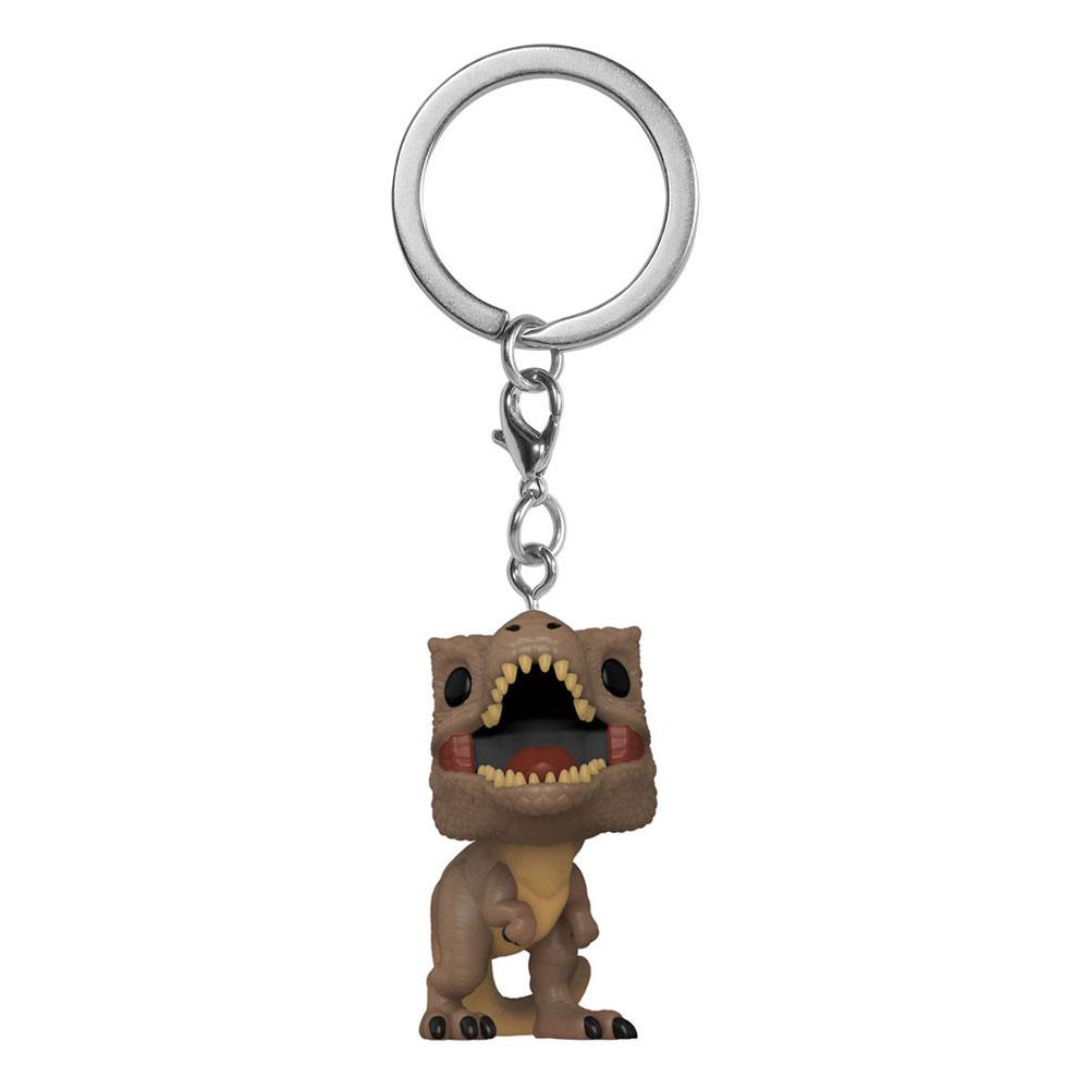 Jurassic World 3 présentoir porte-clés Pocket POP! Vinyl T-Rex 4 cm (12)