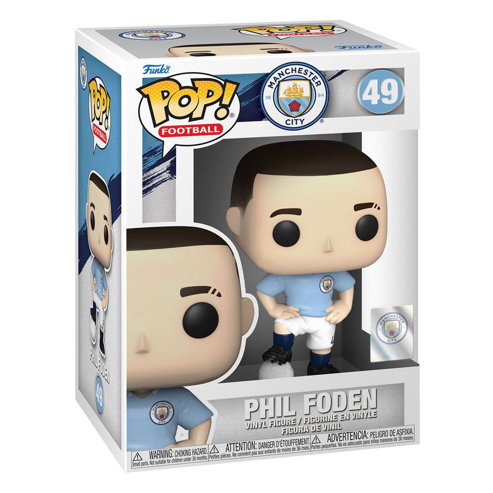Manchester City F.C. POP! Football Vinyl Figurine Phil Foden 9 cm