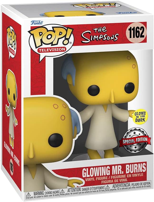 Simpsons Pop! Television Vinyl assortiment figurines Glowing Mr. Burns w/Chase 9 cm (6)