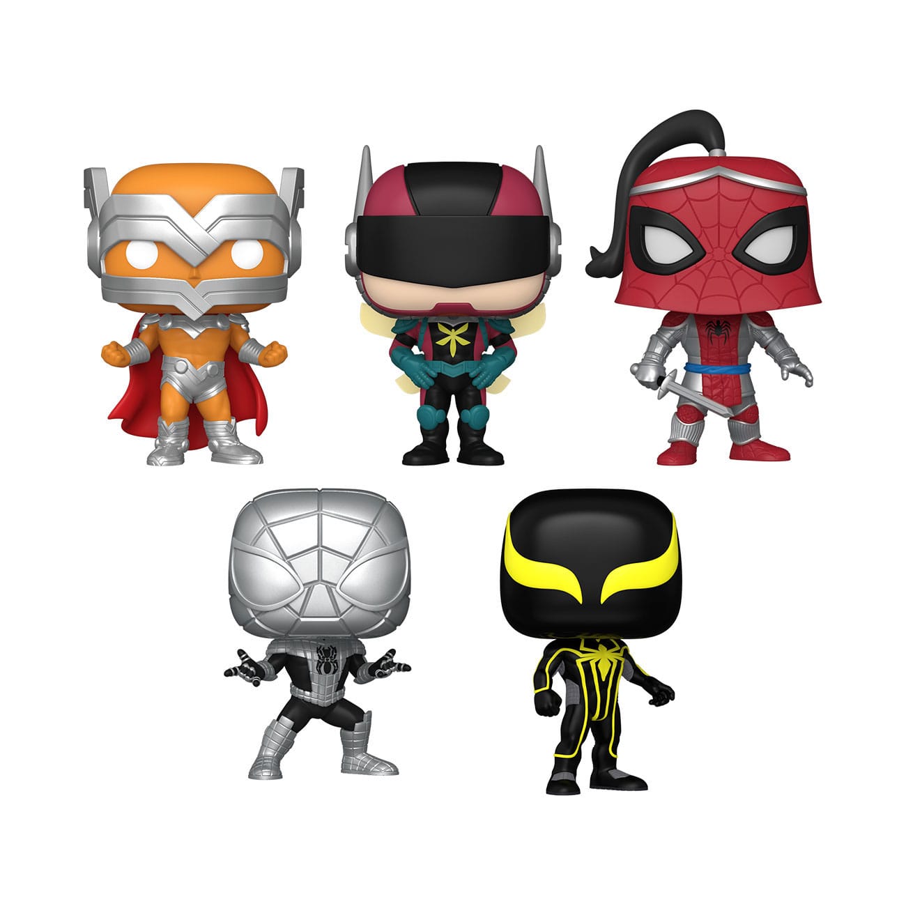 Marvel pack 5 figurines POP! Vinyl Year of the Spider Special Edition 9 cm