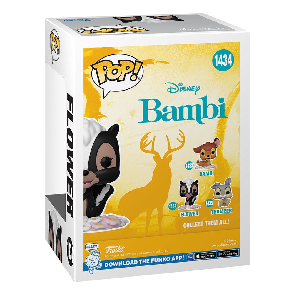 Bambi 80th Anniversary POP! Disney Vinyl figurine Flower 9 cm