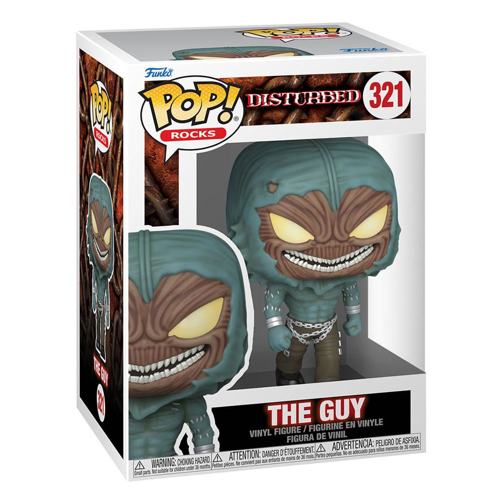 Disturbed POP! Rocks Vinyl Figurine The Guy 9 cm