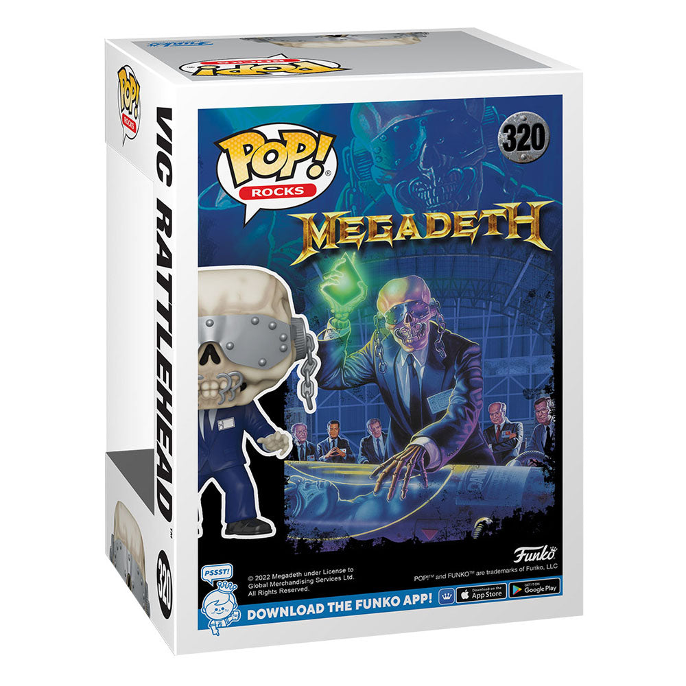 Megadeth POP! Rocks Vinyl Figurine Vic Rattlehead 9 cm