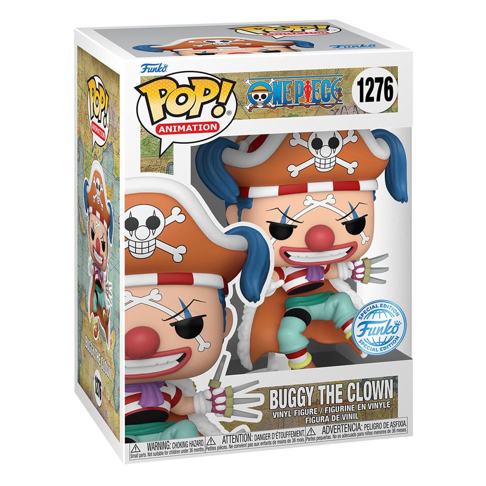 One Piece POP! Animation Vinyl figurine Buggy the Clown 9 cm