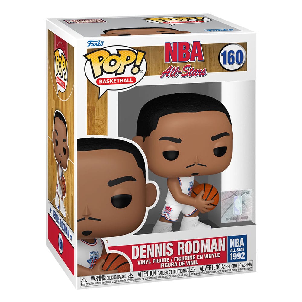 NBA Legends POP! Sports Vinyl Figurine Dennis Rodman (1992) 9 cm