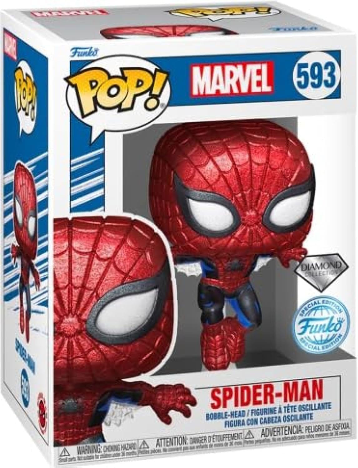 Marvel 80th Anniversary POP! Vinyl figurine Spider-Man(DGLT) 9 cm