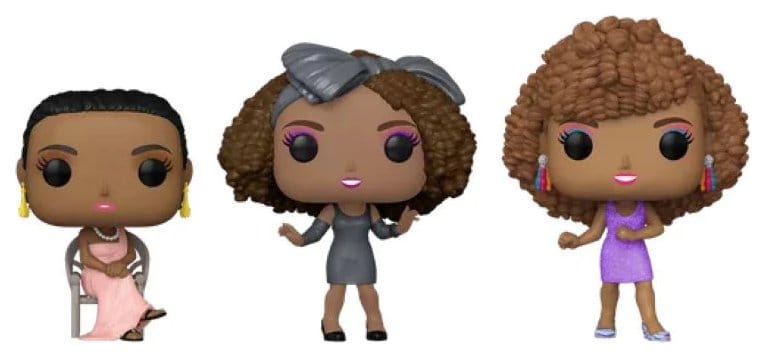 Whitney Houston POP! Icons Pack de 3 figurines Vinyl Édition Exclusive 9 cm