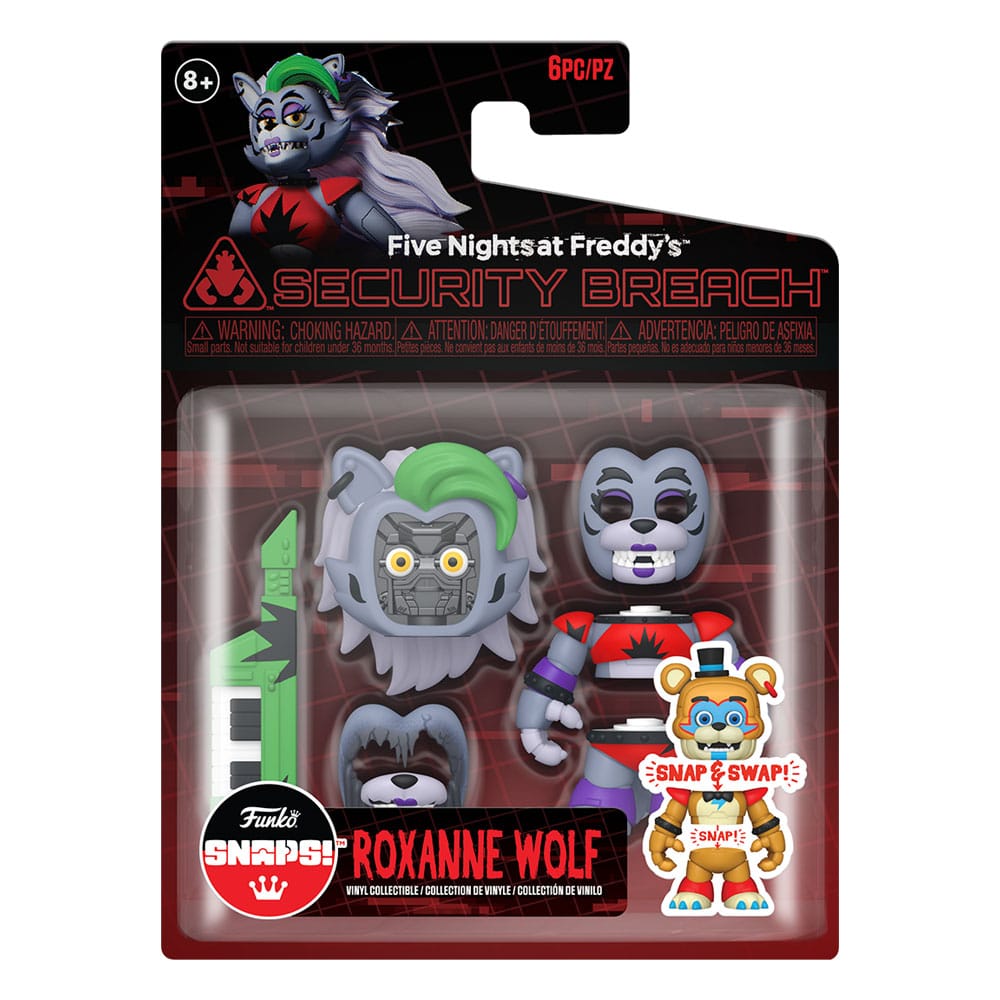 Five Nights at Freddy's figurine Snap Glamrock Roxanna 9 cm