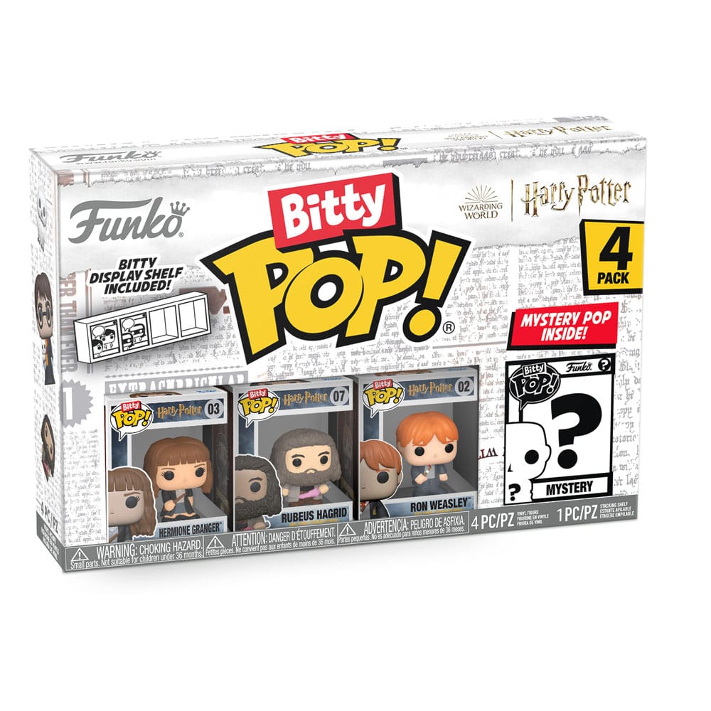 Harry Potter pack 4 figurines Bitty POP! Vinyl Hermione 2,5 cm