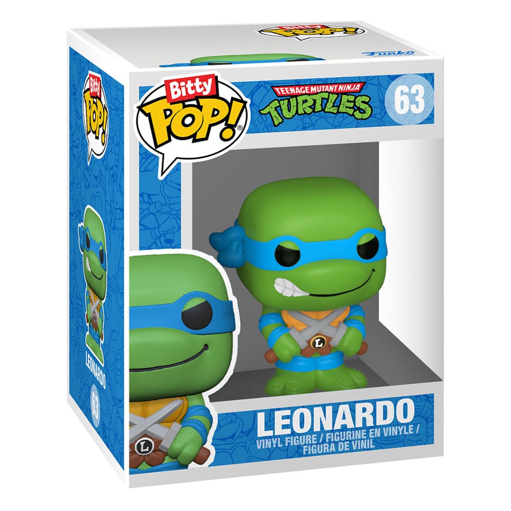 Les Tortues ninja pack 4 figurines Bitty POP! Vinyl Leonardo 2,5 cm