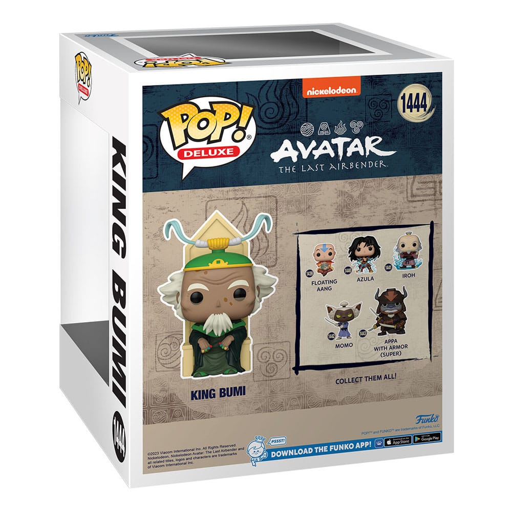 Avatar, le dernier maître de l'air Figurine POP! Deluxe Vinyl King Bumi 9 cm