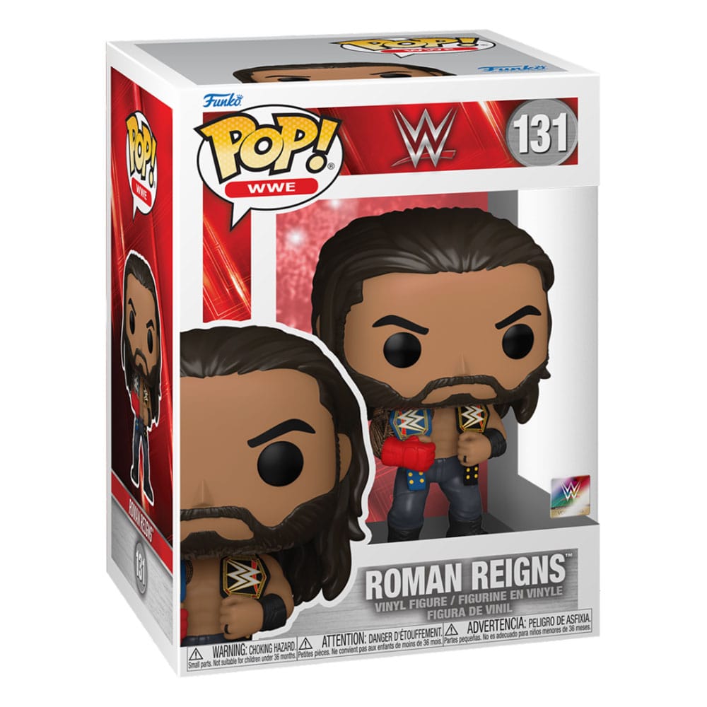 WWE POP! Vinyl figurine Roman Reigns w/Belts 9 cm