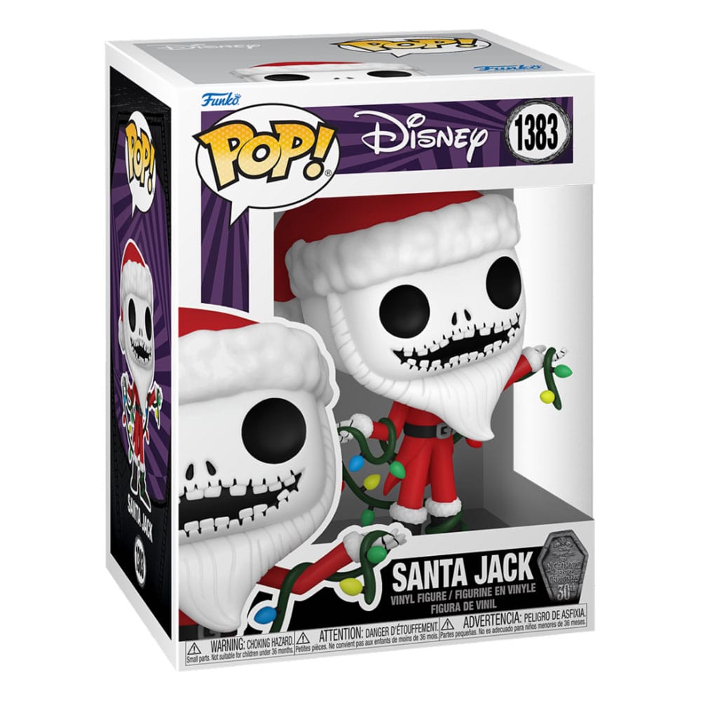 L´étrange Noël de Mr. Jack 30th POP! Disney Vinyl figurine Santa Jack 9 cm