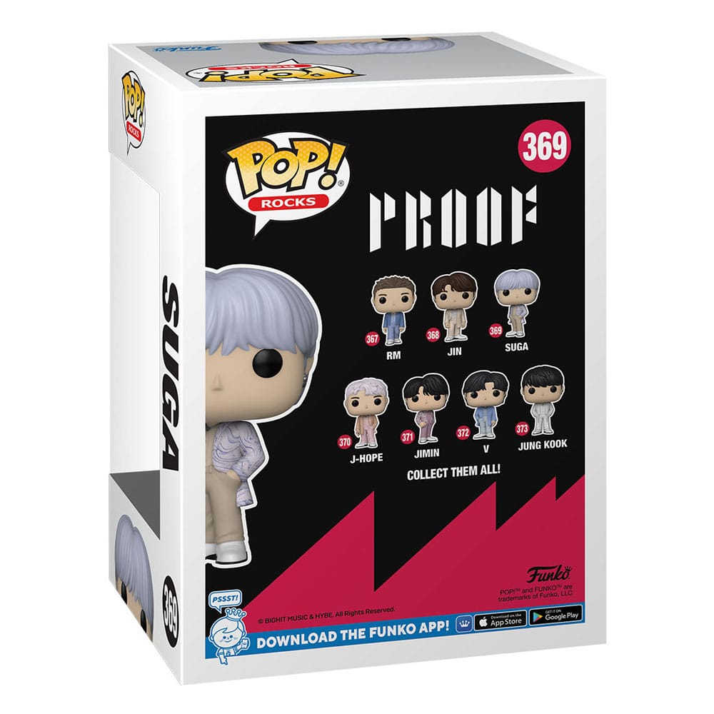 BTS POP! Rocks Vinyl Figurine Suga 9 cm