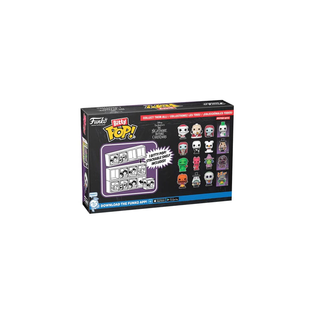 L´étrange Noël de Mr. Jack pack 4 figurines Bitty POP! Vinyl Santa Jack 2,5 cm