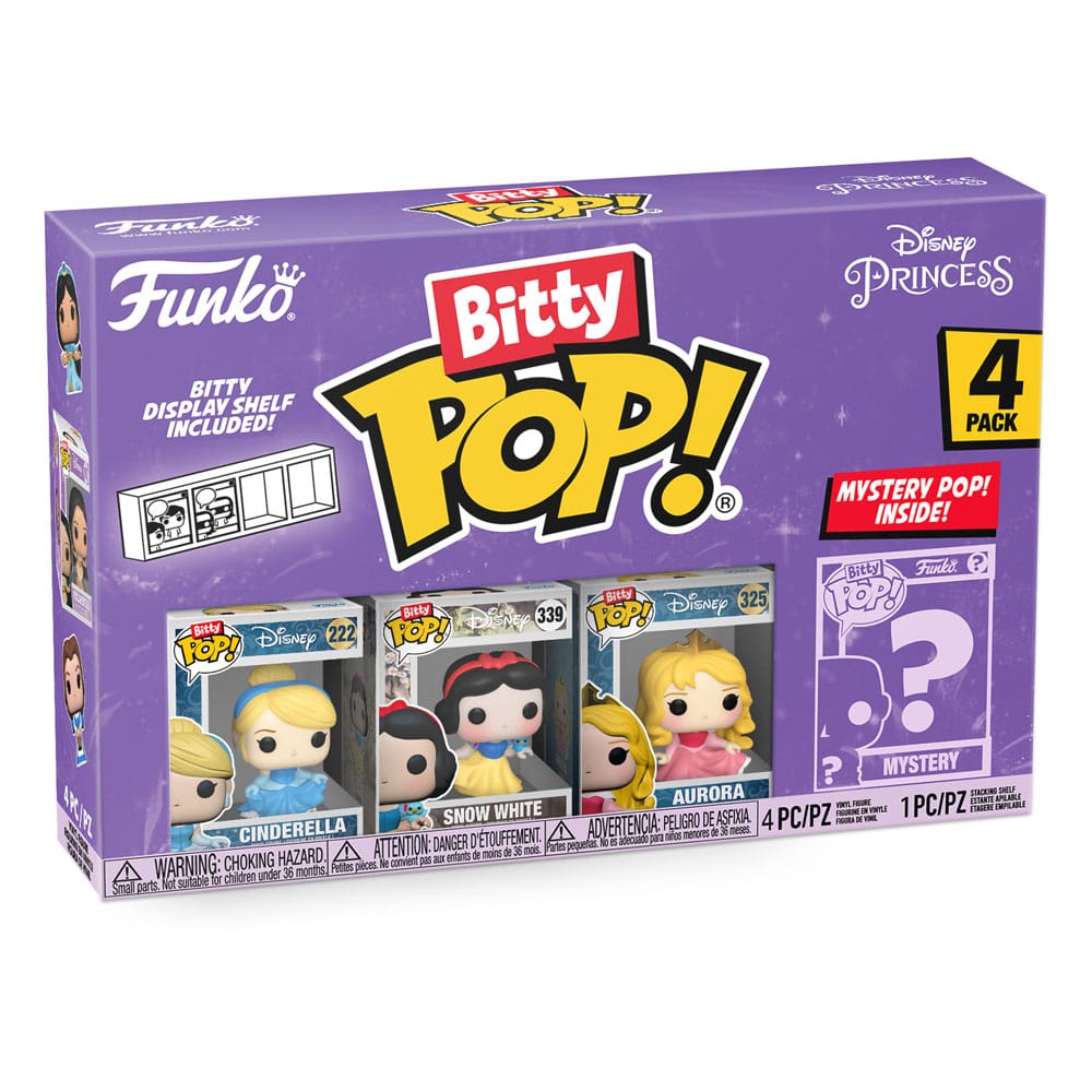 Disney Princesses pack 4 figurines Bitty POP! Vinyl Cinderella 2,5 cm